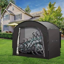 Bicycle Storage Tent Garden Bike Shelter Equipment Cover Shed Outdoor Black