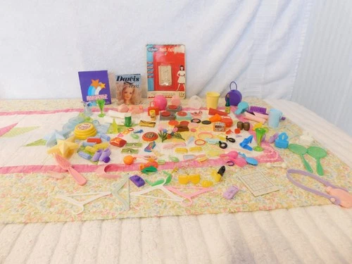Vintage Mixed Doll Accessories Lot Barbie,Darci  & More 1960-1990's