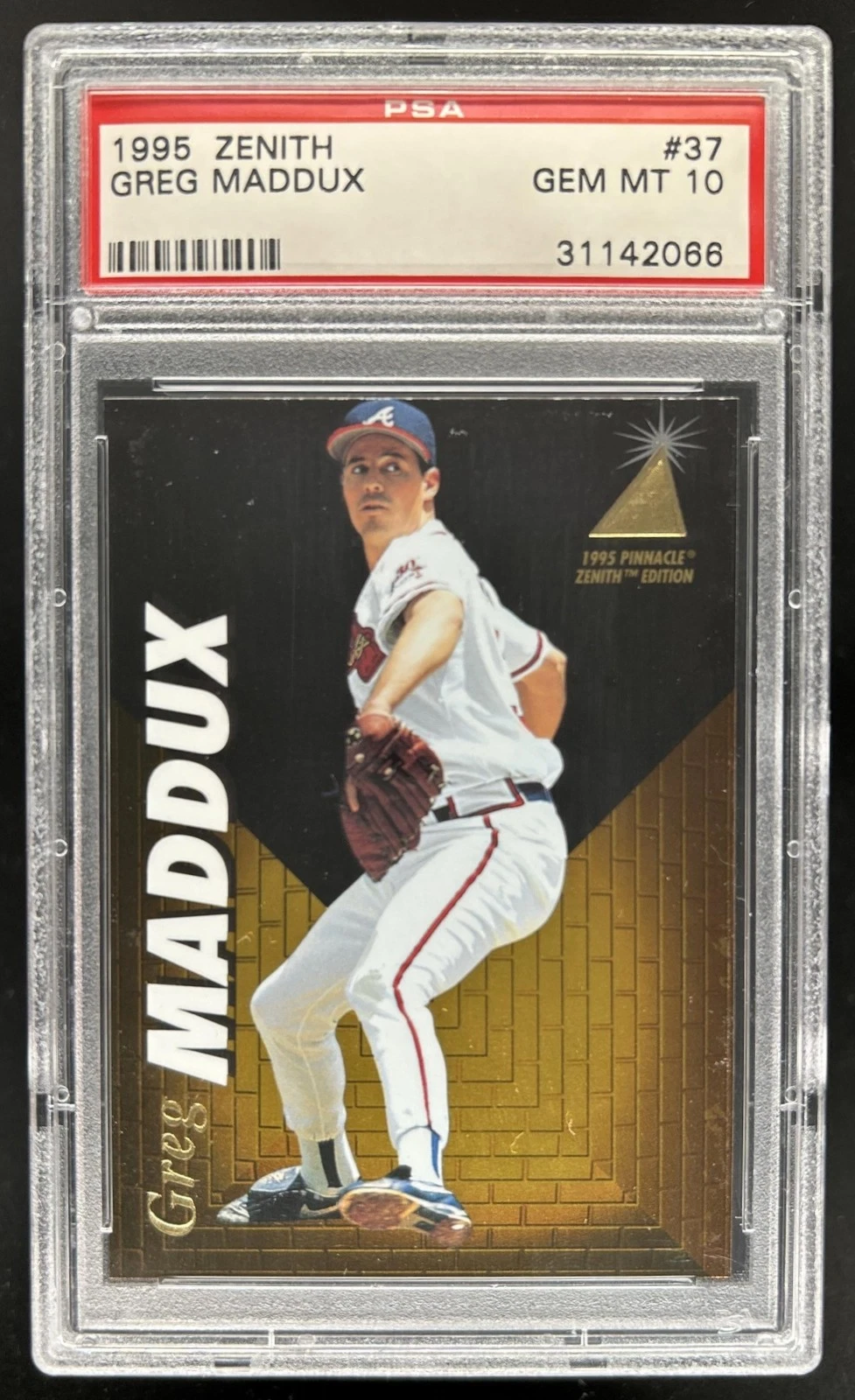 1995 Pinnacle Greg Maddux #37 card