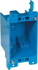 Carlon B114R-UPC Switch/Outlet Box, Old Work, 1 Gang, 4-1/8-Inch 1 Blue 