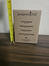 Pampered Chef Ceramic Egg Cooker #1529-Checked for damage