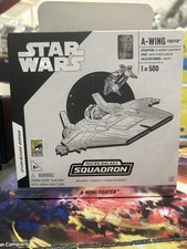 SDCC 2023 JAZWARES STAR WARS MICRO GALAXY SQUADRON A-WING 1 of 500 NEW