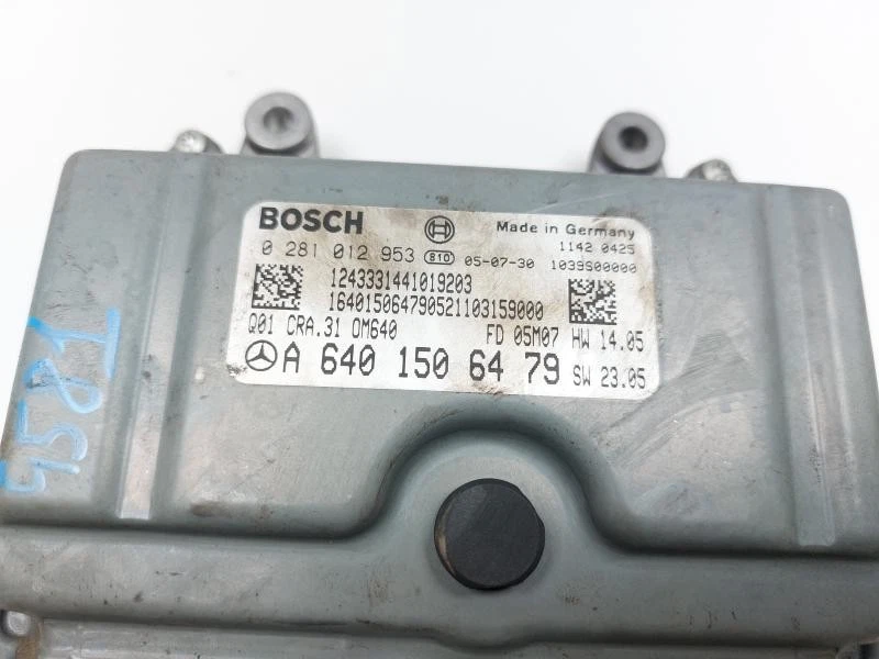 2006 MERCEDES-BENZ CLASSE A (W169) CENTRALINA MOTORE ECU BOSCH A6401506479 2.0 C - Immagine 4 di 4