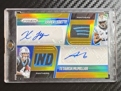 2025 PRIZM TETAIROA MCMILLAN XAVIER LEGETTE GOLD PATCH AUTO /10 #DPA-XLTM