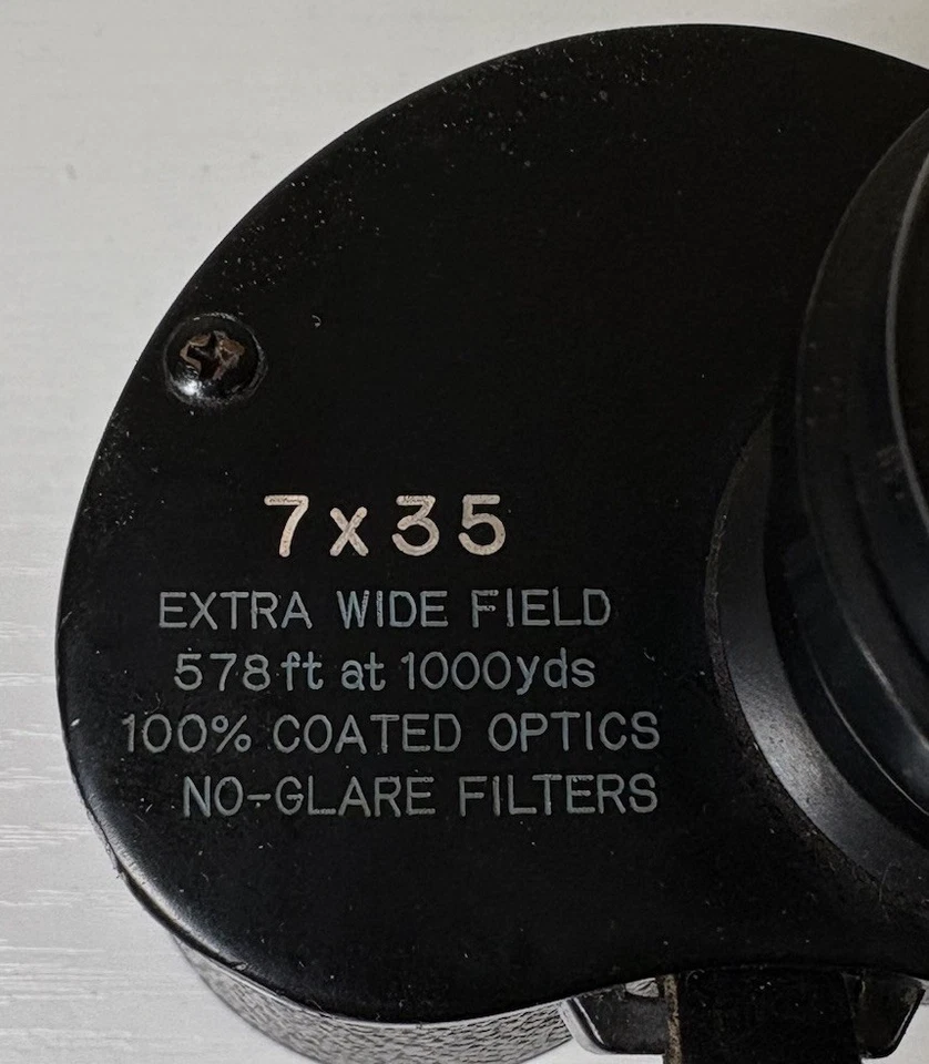 Bushnell 7x35 Extra Wide Angle INSTA-FOCUS BINOCULARS 578@1000 Coated Optics - Image 4 of 4