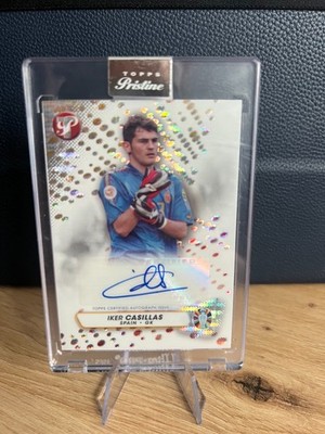 2023 Topps Pristine Road to UEFA EURO 2024 Iker Casillas Auto /99 Spain #PA-IC
