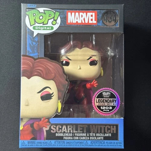 Funko Pop! Vinyl: Marvel - Scarlet Witch #434 1203pcs + Protector LEGENDARY LE