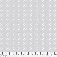 Fat Quarter Free Spirit Tula Pink True Colors 2025 Ghost Droplettes Whisper Gray