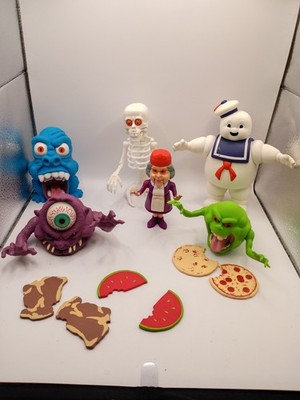 Vintage Lot Of Kenner 1980's The Real Ghostbusters Ghosts  With Food & Villains