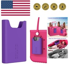 Silicone Phone Holder for Bogg Bag, Phone Case Holder Charms Accessory Compat...