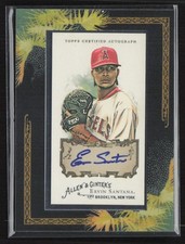 Ervin Santana 2008 Topps Allen & Ginter Framed Mini Auto #AGA-ES Los Angeles