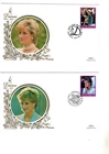 1998 ISLE OF MAN - PRINCESS DIANA - BENHAM SILK FDC SET FROM COLLECTION K2