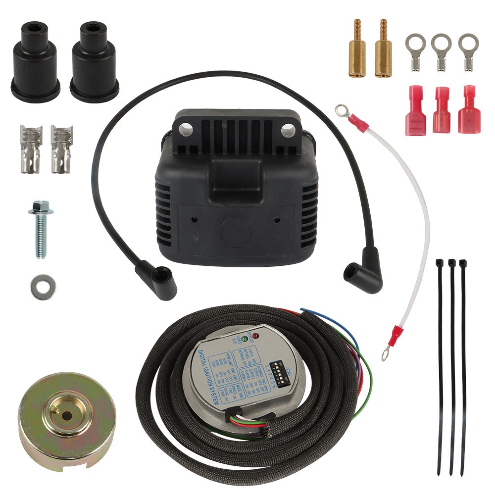 Single Fire Programmable Ignition Coil Kit For Evo Big Twin XL 1970-2003 53-660
