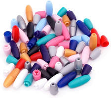 60 Sets Plastic Breakaway Clasps Safety Clasps Buckle Bead Barrel Connectors for