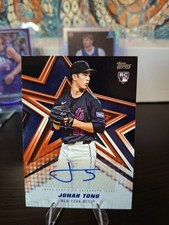 2026 Topps Series 1 Jonah Tong Baseball Stars Auto RC Mets Black /10 SSP 🔥🔥🔥
