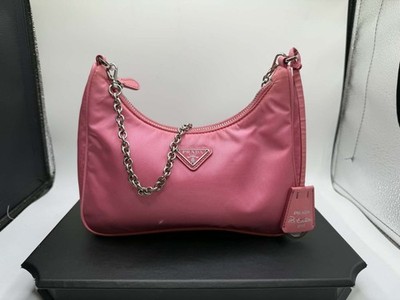 Prada Re-Edition 2005 Nylon Shoulder Bag Pink SPB-TS 359326
