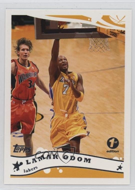 2005-06 Topps 1st Edition Lamar Odom #5 0u9w