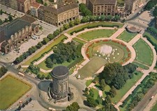 AK LUFTAUFNAHME MANNHEIM - WASSERTURM UNGELAUFEN!