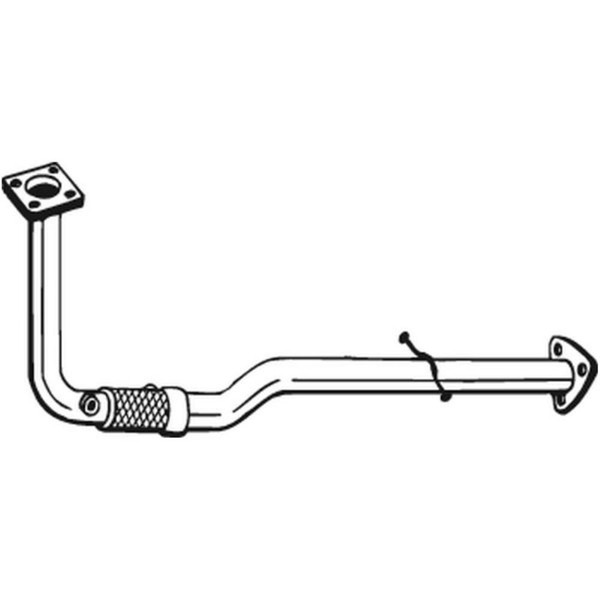Bosal Abgasrohr Hosenrohr Passend FüR Ford Galaxy WGR 2.3 16V 753-331-image