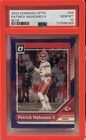 New Listing2024 Donruss Optic Patrick Mahomes #94 Blue 15/199 PSA 9 JERSEY# MATCH RARE!