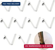 10 Pack Kayak Paddle Spring Clips Replacement Length Adjustable Push Button Snap