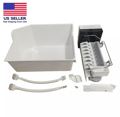 CMP W11517113 Ice Maker for Whirlpool R600a Refrigerators Spark Proof