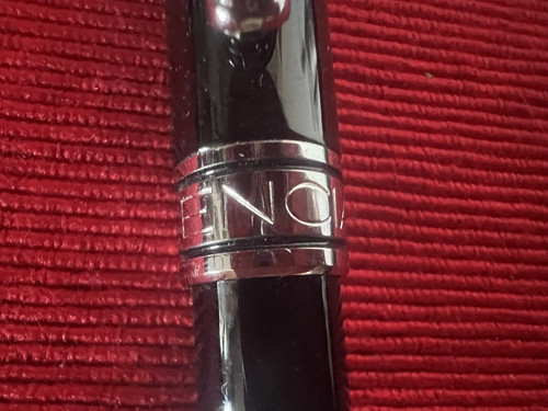 Balenciaga Stylo-Plume Sphère Laque Noire Profils Chrome Écrit Avec Boîte - Photo 8 sur 12