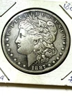 USA 1887 S Silver Morgan dollar coins- not scrap