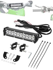 Dirt Bike Light Bar,60W Universal 7/8" Handlebars Motorcycle LED Headlight Kit