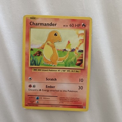 Pokemon Karte 2016 Rare Card Charmander Guter Zustand XY 9/108