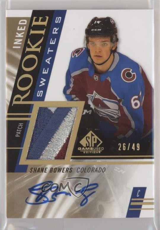 2020 SP Game Used Edition Inked 26/49 Shane Bowers #RS-SB RPA Patch Auto RC 04f2