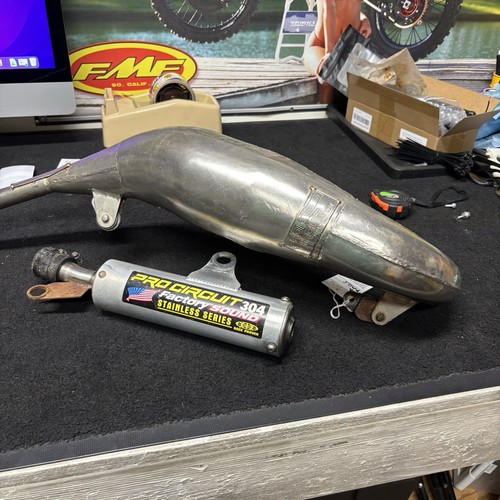 RARE!! 1992 RM125 Pro Circuit Works Full Exhaust System PIPE + SILENCER Nice!!! - Picture 8 of 22
