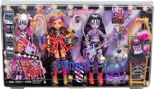 Mattel Monster High Dolls: the Hissfits Band Three-Pack with Toralei Stripe - Picture 6 of 6