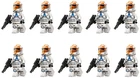 LEGO Star Wars 332nd Clone Trooper Minifigure Phase 2 LOT of 10 75449 75359 NEW