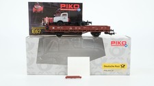 Piko H0 95478 Rungenwagen Roo63 beladen m. LKW DR
