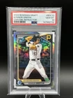 Konnor Griffin 2024 Bowman Chrome Draft #BDC-22 Refractor 1st RC PSA 10