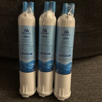 3  MARRIOTTO MRW4 Refrigerator Water Filter Compatible with EDR3RXD1, 4396841