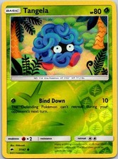 Tangela Common SM - Burning Shadows 7/147 LP Reverse Holofoil Pokemon Card