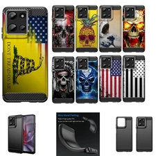 Case For Moto G Power 2025 | Flex TPU Fiber | Slim Black Protective Cover