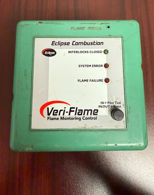 Eclipse Combustion Veri-Flame Flame Monitoring Control Model# 5603