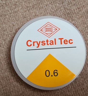 Elastikfaden Crystal Tec 0.6mm - 10mSchmuckdraht Gummiband