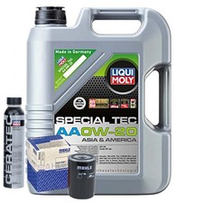 Motoröl 0W20 LIQUI MOLY Special Tec Aa 5L+MAHLE Ölfilter +Cera Tec