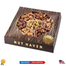Bountiful Extra Large Assorted Gourmet Nuts Basket - Gift Box for Every Occasion