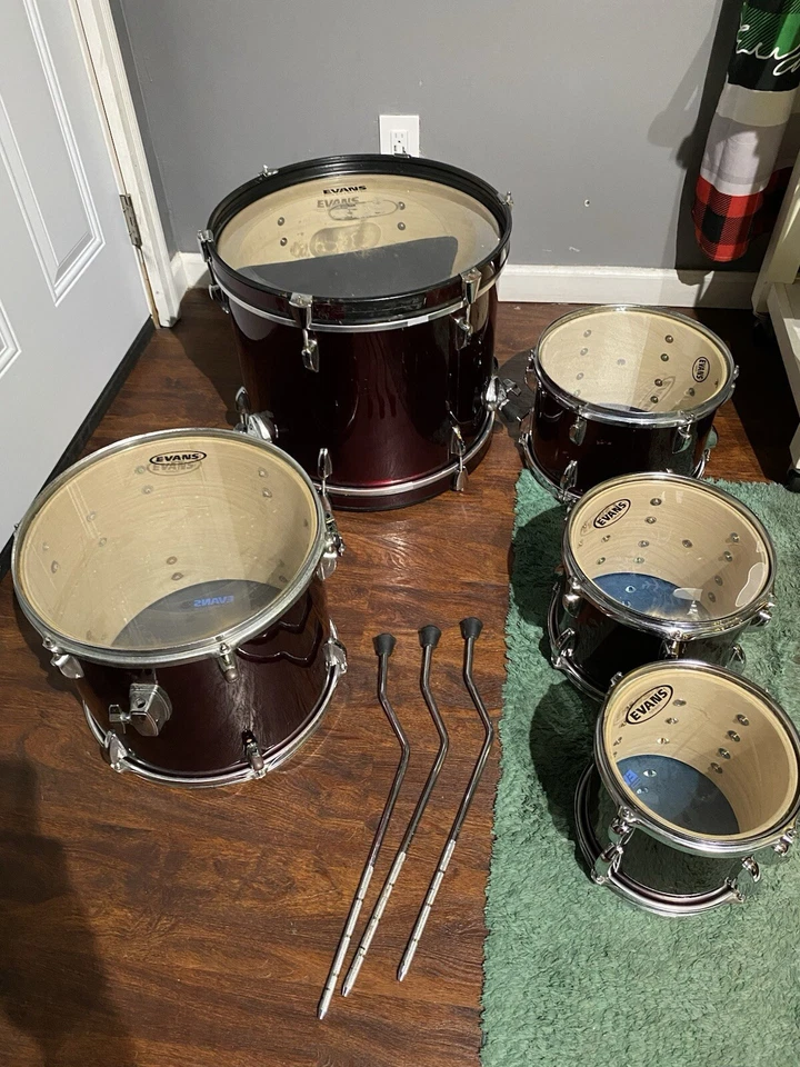 "Bajo Tama Stage Star 2003 4 piezas, 18"" con estuches blandos"  Foto 4 de 4