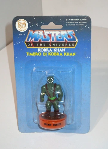 Vintage 1985 He Man Kobra Khan Snake Men Stamper Motu Masters of Universe Stamp