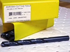 Marxman Cutting Tool  HSS Jobber Drill 25/64” Dia 118º  5-1/8"L Qty-6 80154 USA