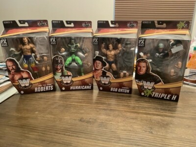 WWE Legend series 13 complete set Triple H, Hurricane, Jake roberts, Bob Orton