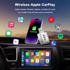 MMB Wireless Carplay Smart Ai Box, Wired to Wireless Adapter for 2017+ Cars USA