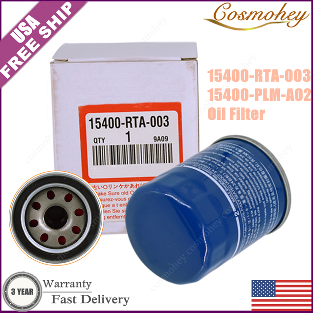 New OIL FILTER 15400PLMA02 15400RTA003 Fits For Honda ACURA 1Pcs US