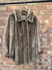Astraka Faux Fur Coat 14 12 Swing Animal Print Glam Diva Fake Golden Tan Vintage